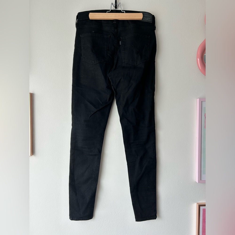 Levi’s 727 Black Super Skinny Jeans